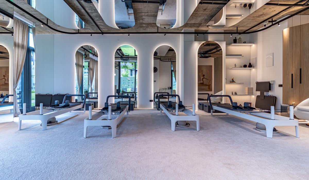 Тренировъчната зона в Pilates Reformer Studio Liza Milaiza